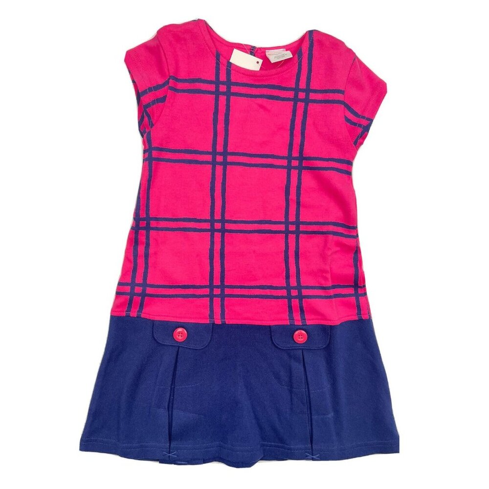 Gymboree Girls Drop Waist Dress Size 4  100% Cotton